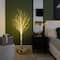5ft. Pre-Lit White Birch Artificial Christmas Tree, Warm White LED Lights